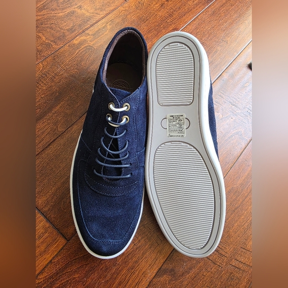 Men\'s Navy Suede Sneakers main image 6